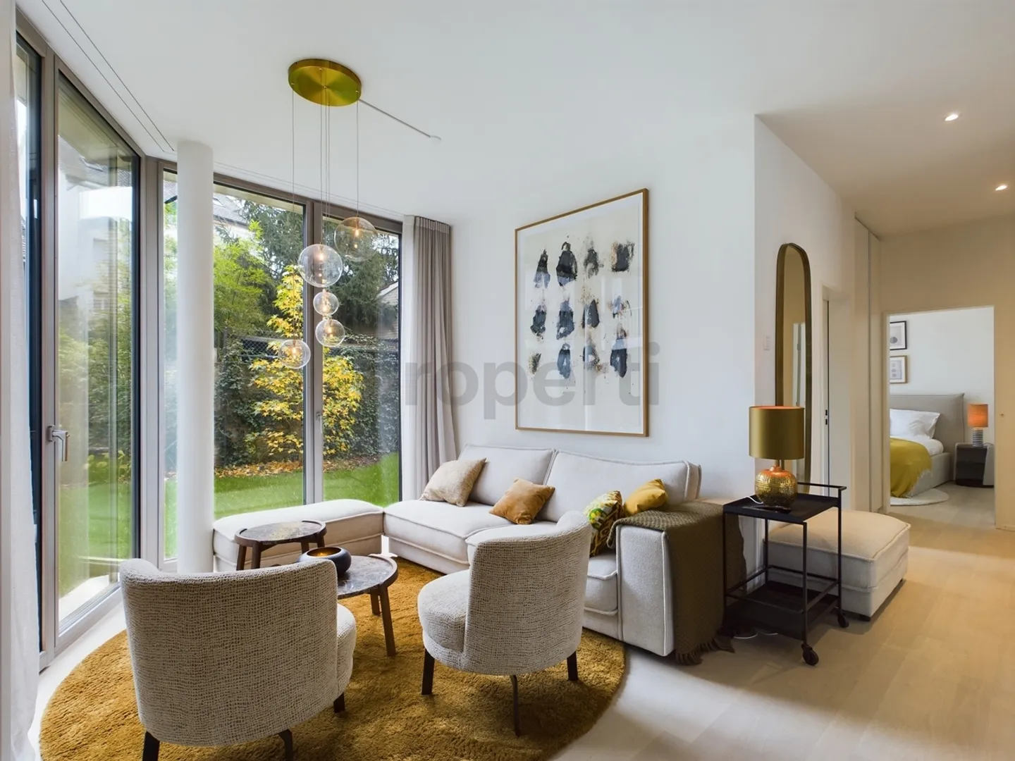 Appartamento esclusivo, completamente attrezzato di 2,5 stanze con giardino e loggia a Basilea - Foto 1 di 10