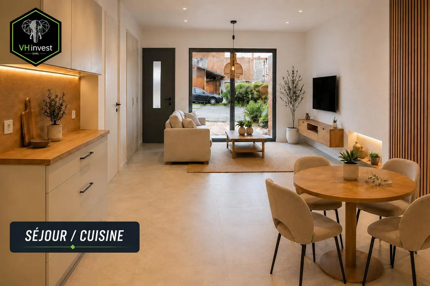 Sale off plan - Magnificent 2.5 room apartment fully renovated - Photo 4 of 5
