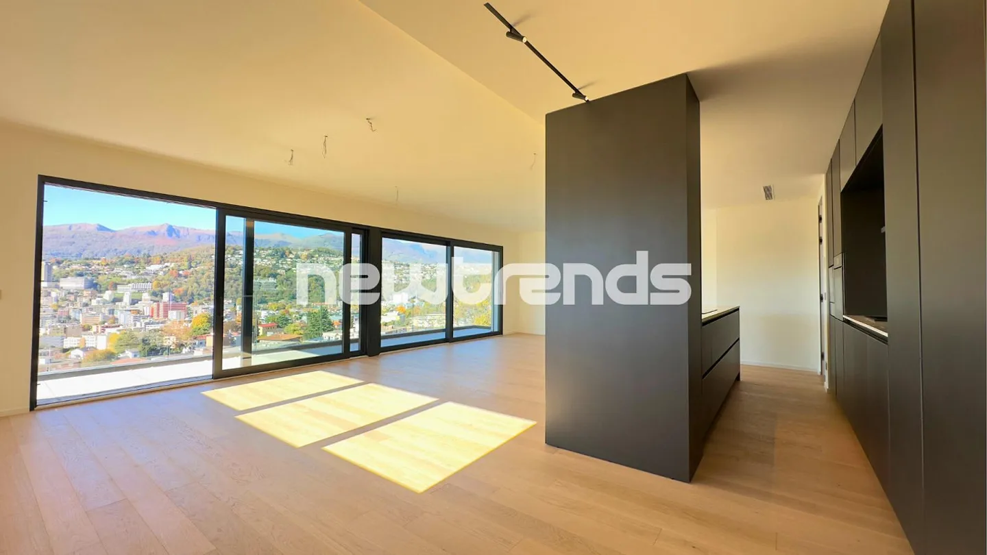 Viganello: 4.5 new rooms with open and partial lake view. - Photo 3 of 29