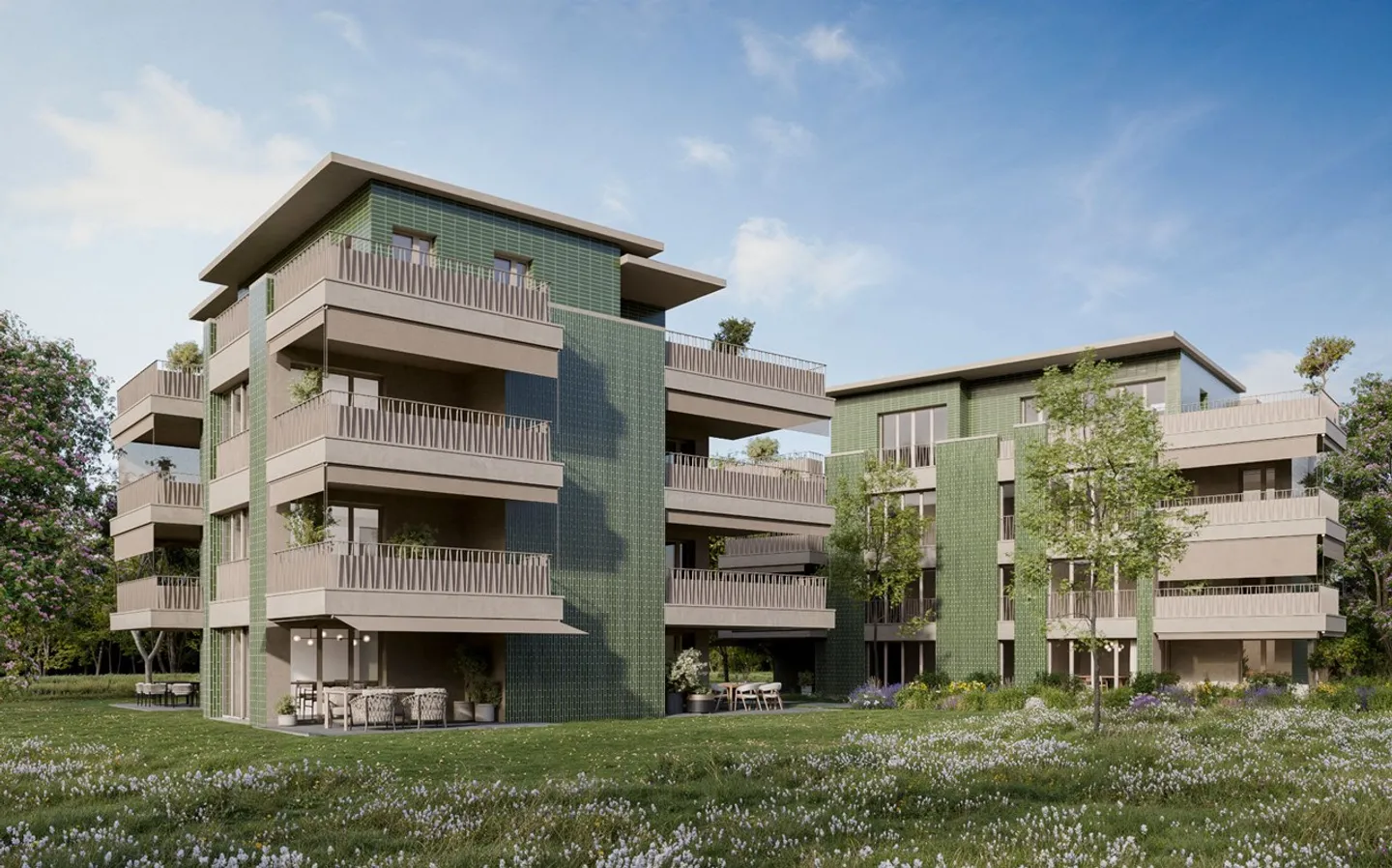 Pré-en-Ville - B1 - Neu 2,5-Zimmer-Wohnung ideal gelegen - Foto 1 von 12