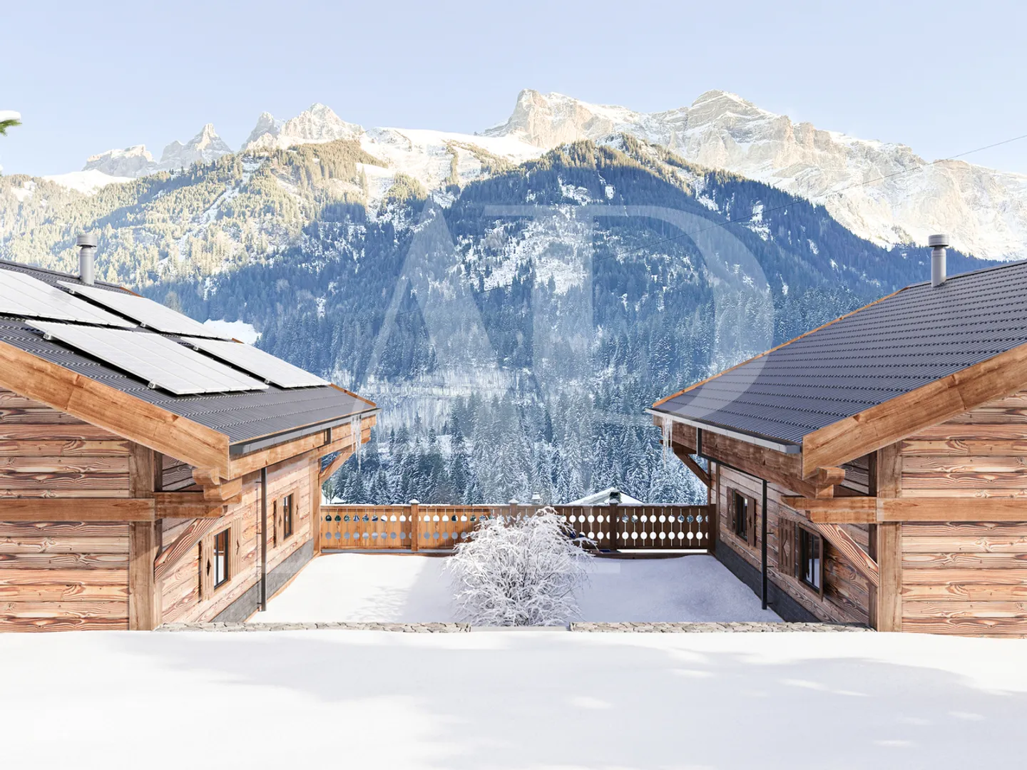 Chalet eccezionali in vendita a Champéry su progetto - Foto 2 di 13