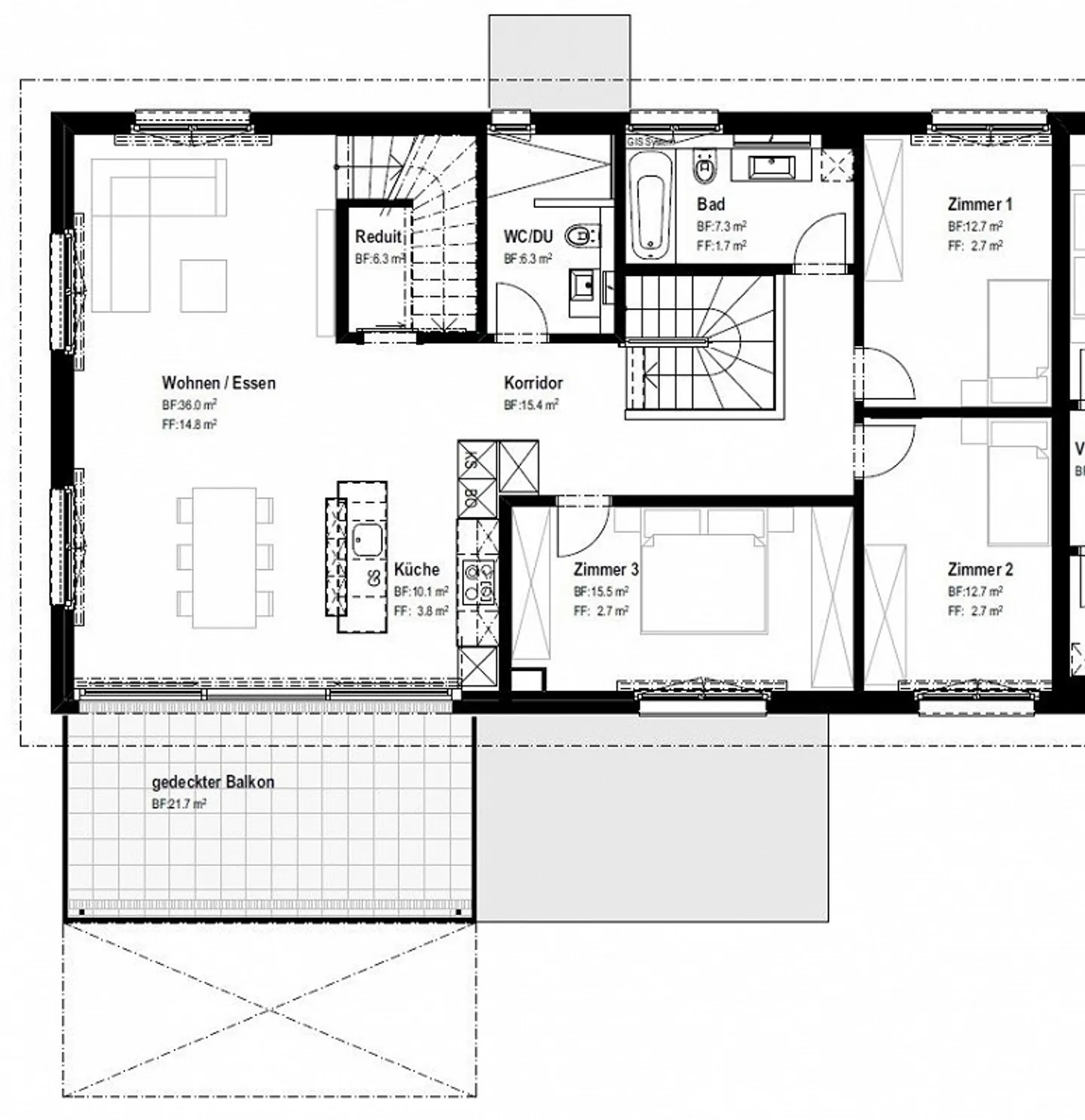 4.5-room apartment with great view! - Photo 14 of 16