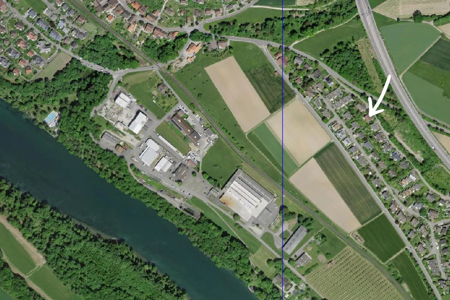 Idyllic single-family house with a separate apartment and unobstructed panoramic view in Dachsen - Photo 27 of 27