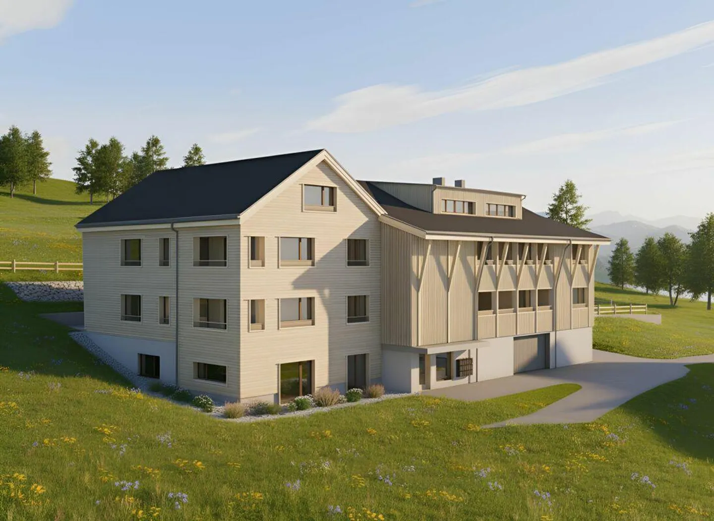 Newly built 3.5-room maisonette apartment in the "Appenzellerholz" house - Photo 5 of 11