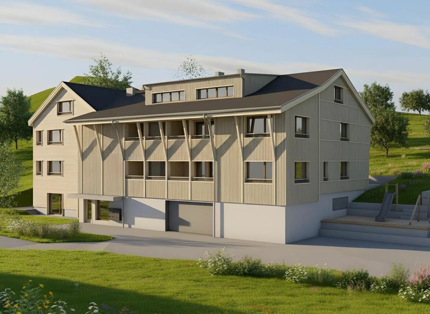 Newly built 3.5-room maisonette apartment in the "Appenzellerholz" house - Photo 6 of 11