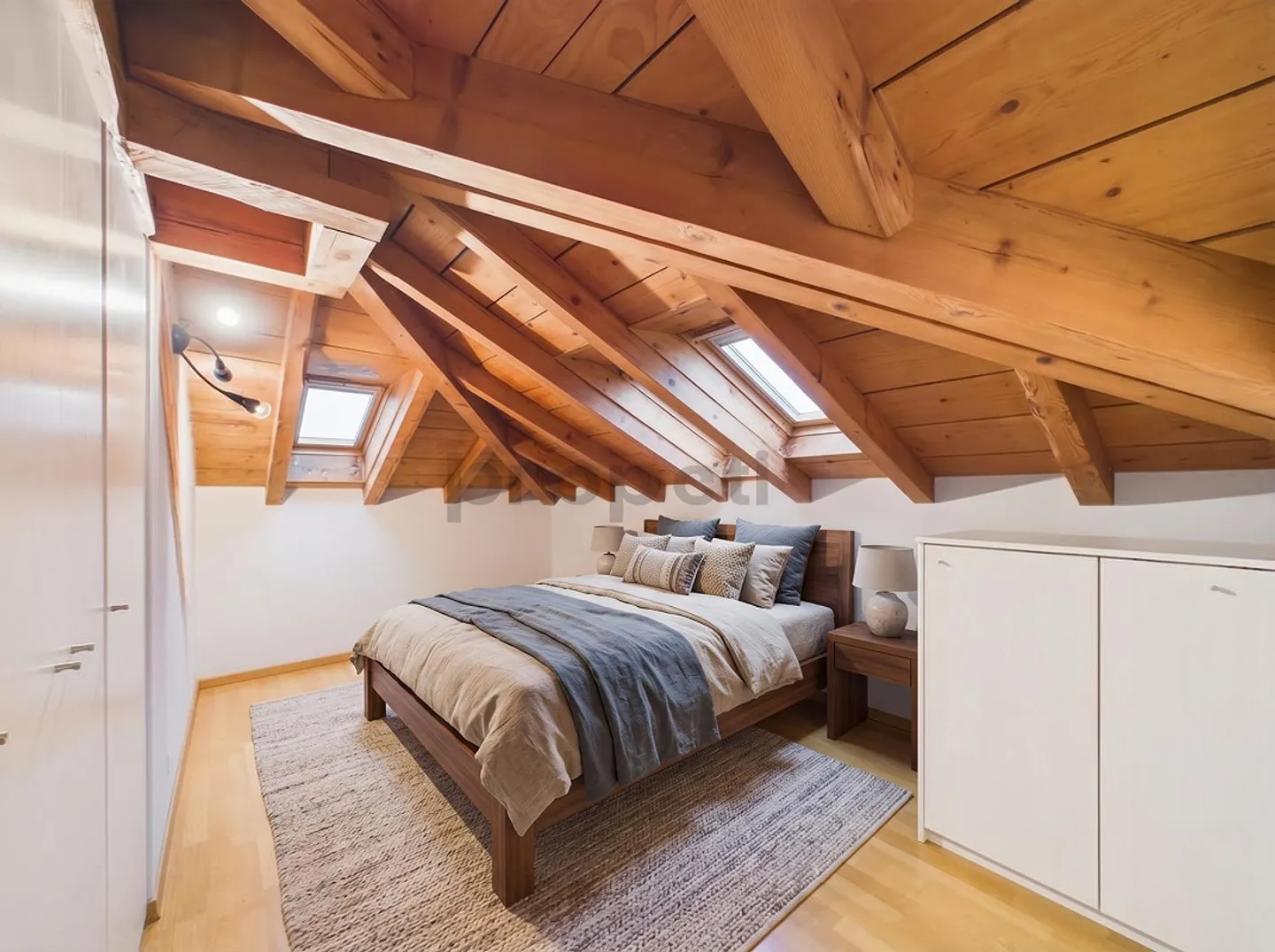 Semi-Detached House (3.5 rooms + 5.5 rooms) with mountain views... - Photo 12 of 19