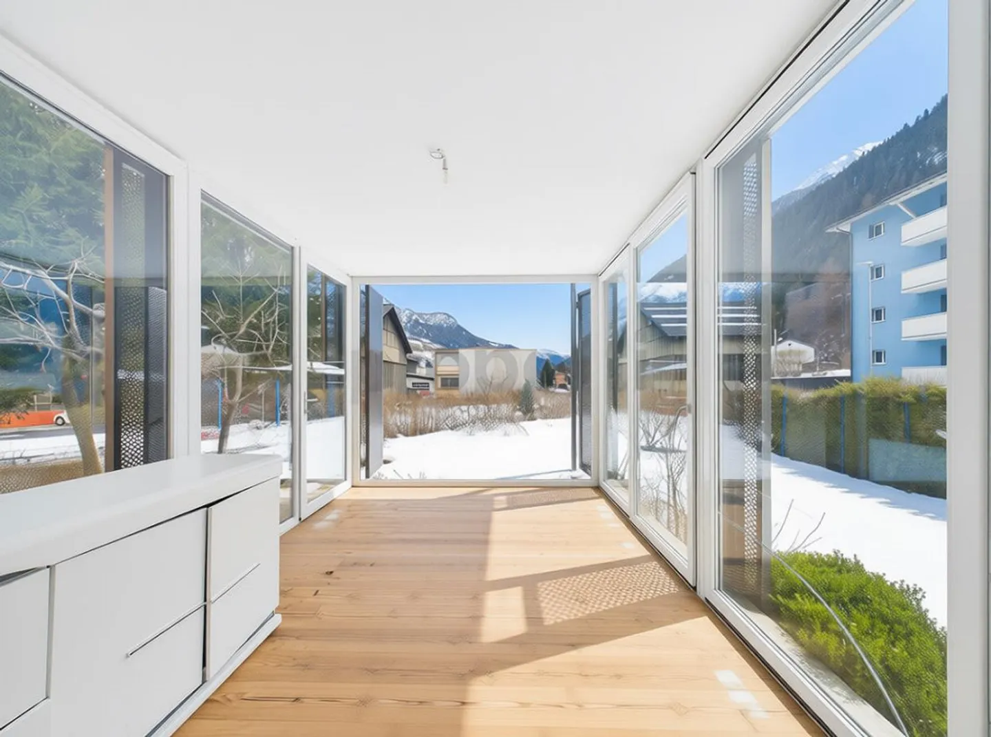 Semi-Detached House (3.5 rooms + 5.5 rooms) with mountain views... - Photo 18 of 19
