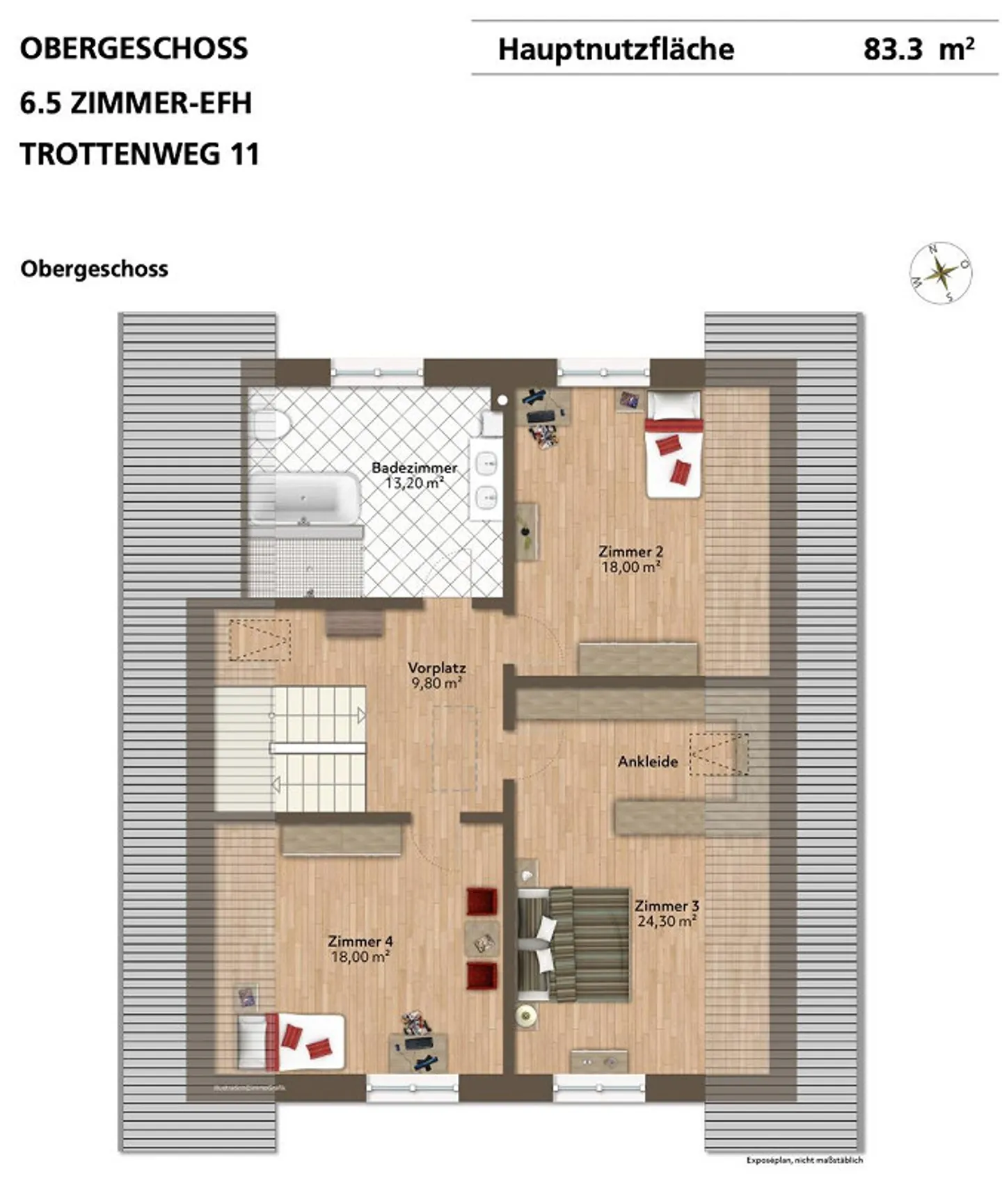 6.5-Zi-Haus im Zürcher Weinland – WG & Haustiere willkommen - Foto 6 di 7