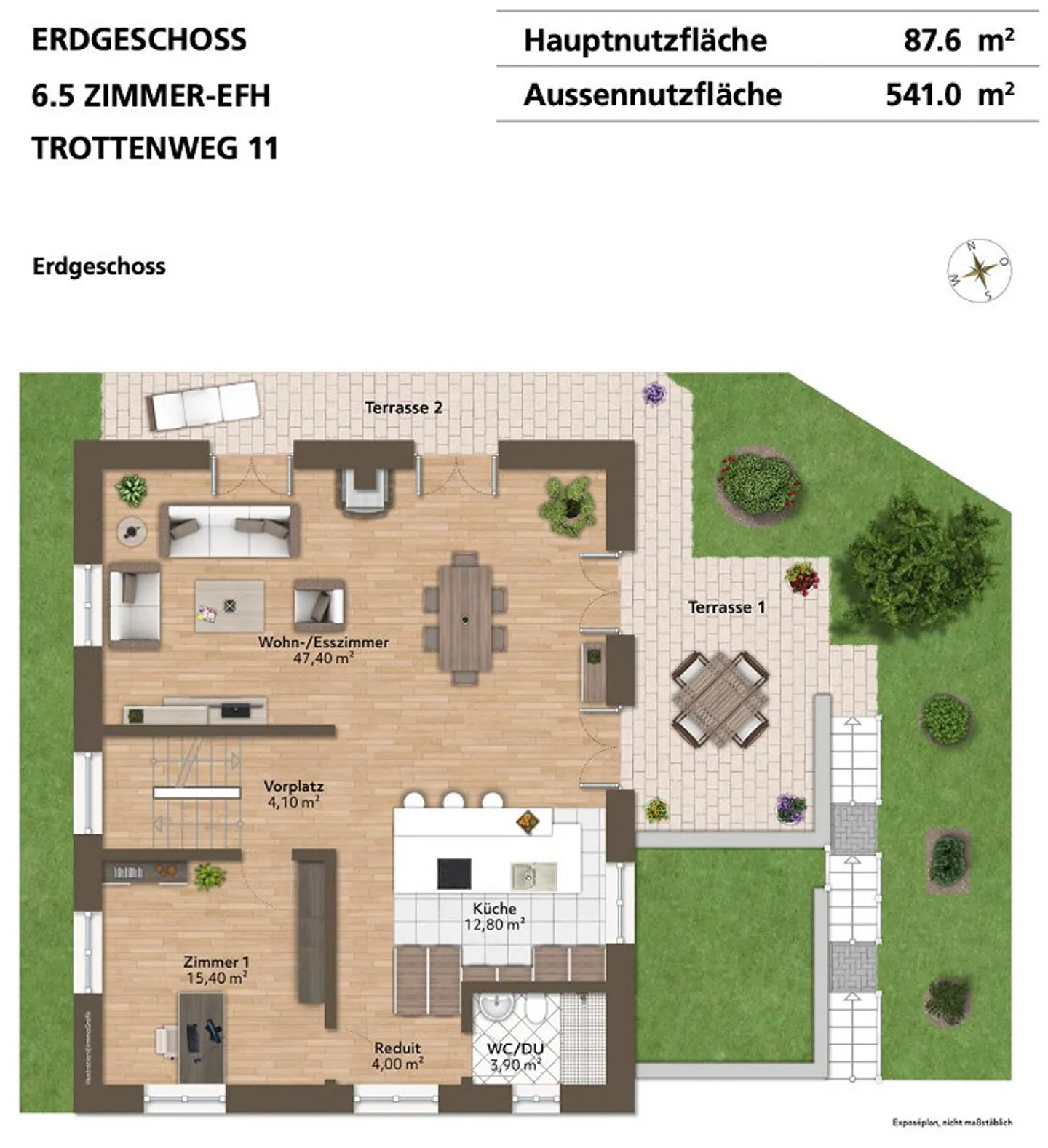 6.5-Zi-Haus im Zürcher Weinland – WG & Haustiere willkommen - Foto 5 di 7