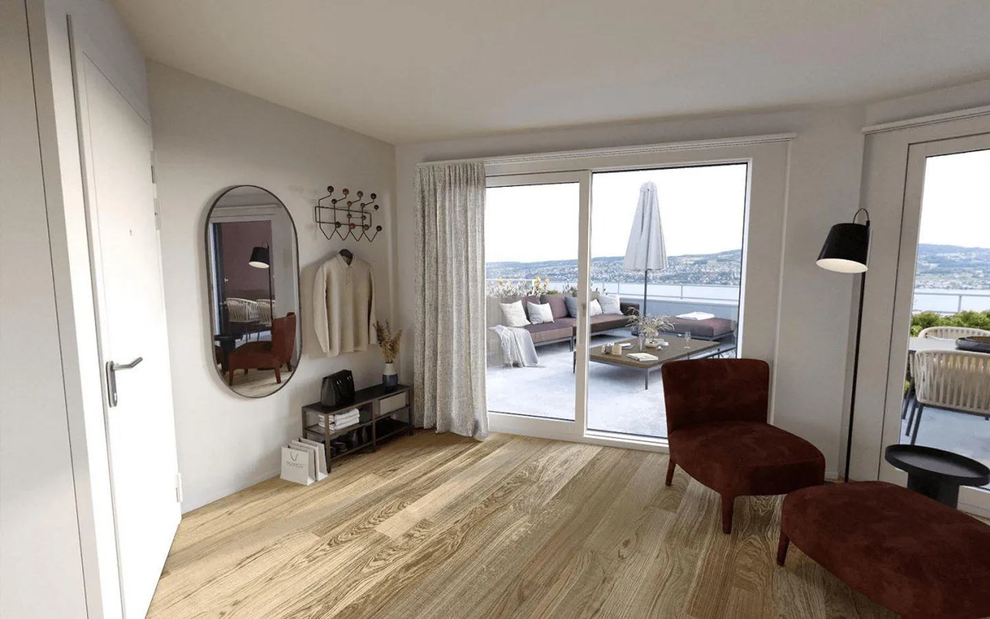 Modernes Apartment bei Bahnhof Horgen - Foto 4 von 5
