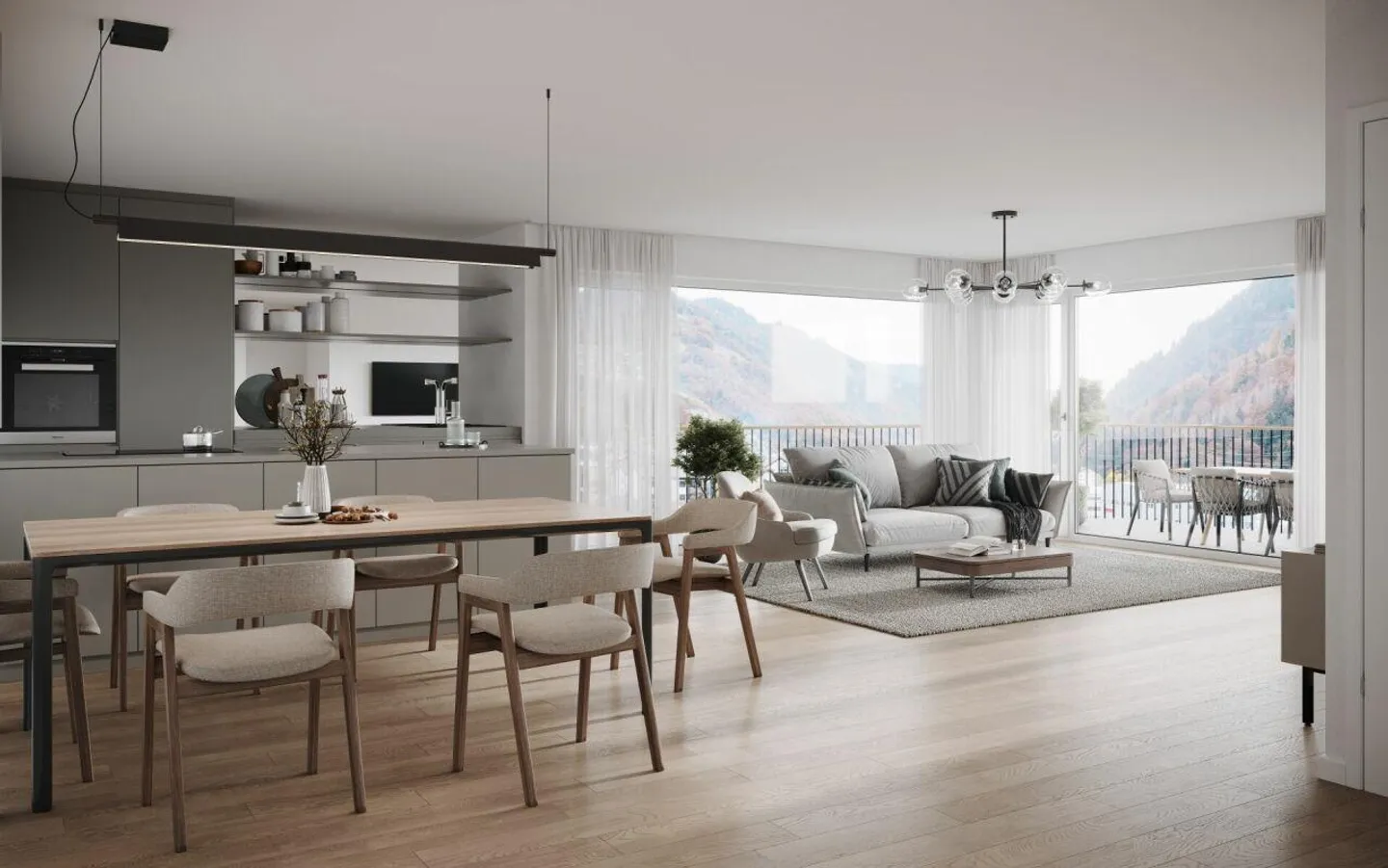 3.5 Room New Apartment No. 5 on the 1st Floor, 119m2, CHF 775,000.00 - Photo 5 of 13