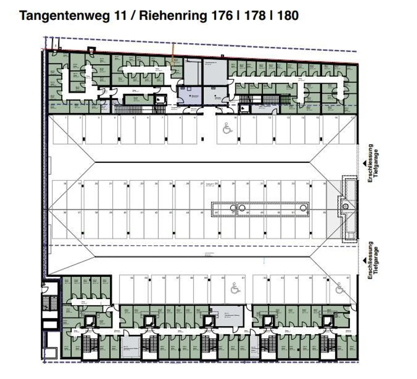 Available parking spaces at Riehenring in Basel - Photo 2 of 2