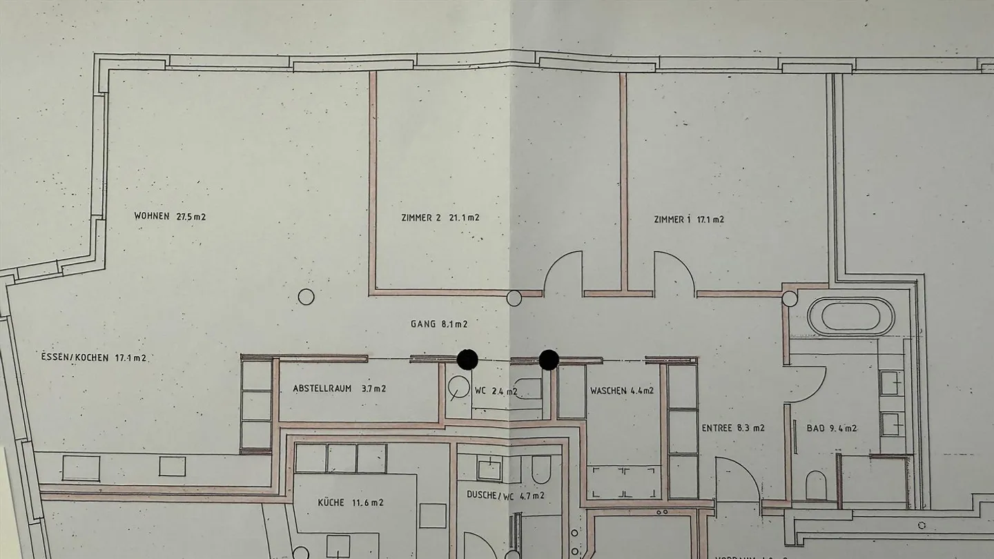 Very large, stylish 3 ½ room apartment (111 m2) with large terrace - Photo 13 of 13