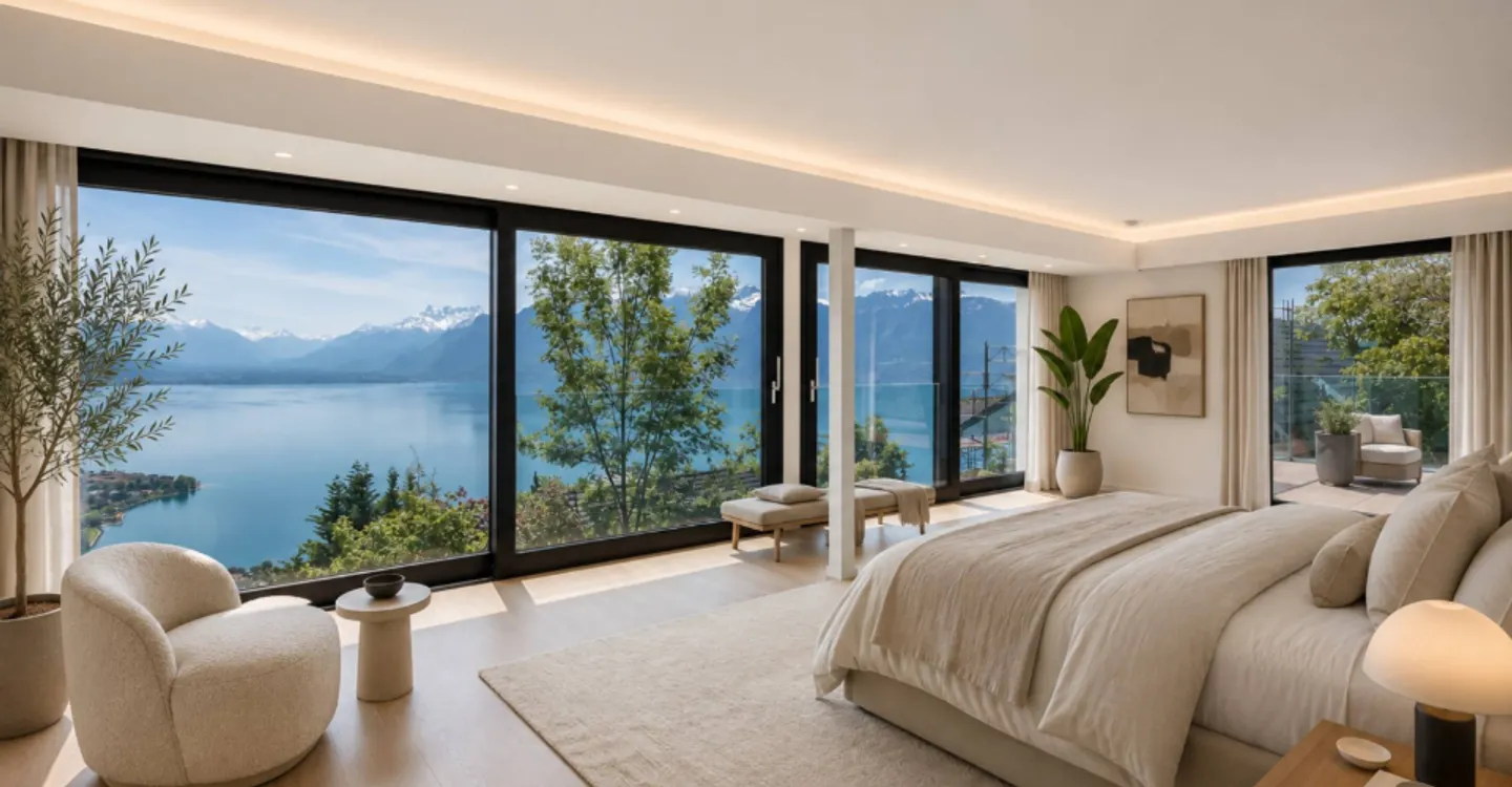 Villa contemporaine au calme avec une vue époustouflante - Photo 4 of 9