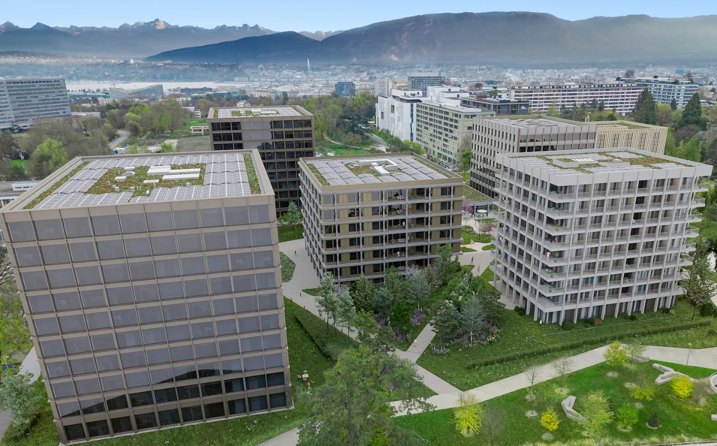 À vendre, nouveaux espaces de bureau - Green Village - Photo 2 sur 9