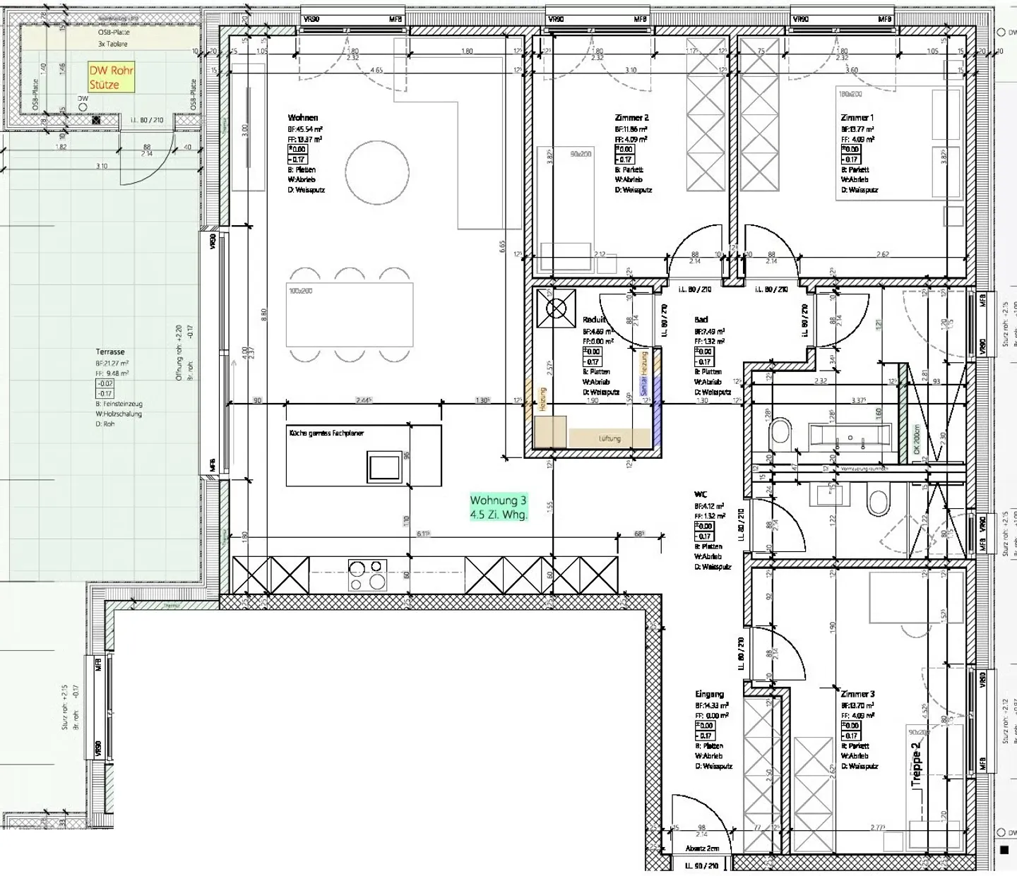 Modern 4.5-room new apartment in a central and quiet location in Kestenholz - Photo 5 of 8