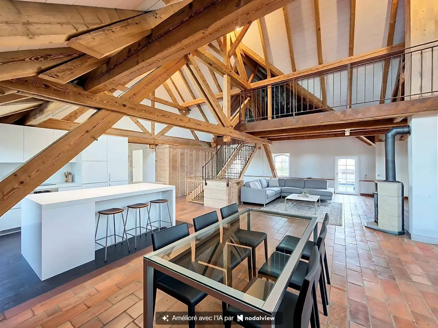 Duplex di 5,5 stanze in mansarda vicino a Romont - Foto 4 di 13