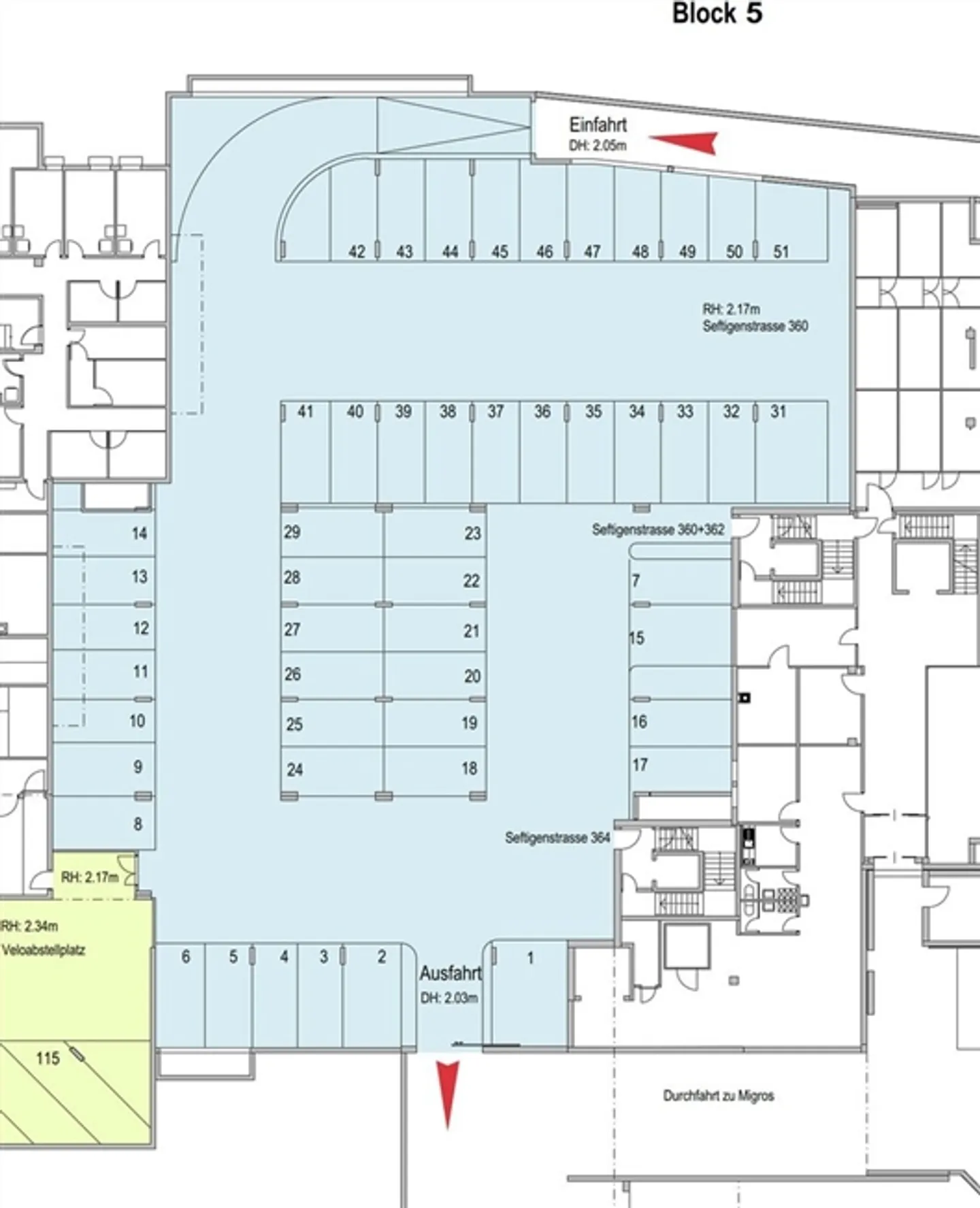«Einstellhalle mit bis zu 37 Plätzen zu vermieten» - Foto 2 von 2