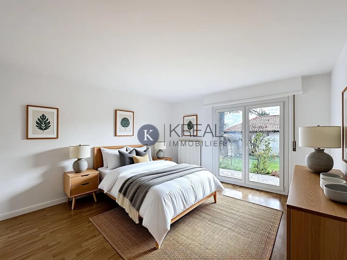 Appartement de 4.5 pièces avec terrasse et jardin - Photo 5 sur 9