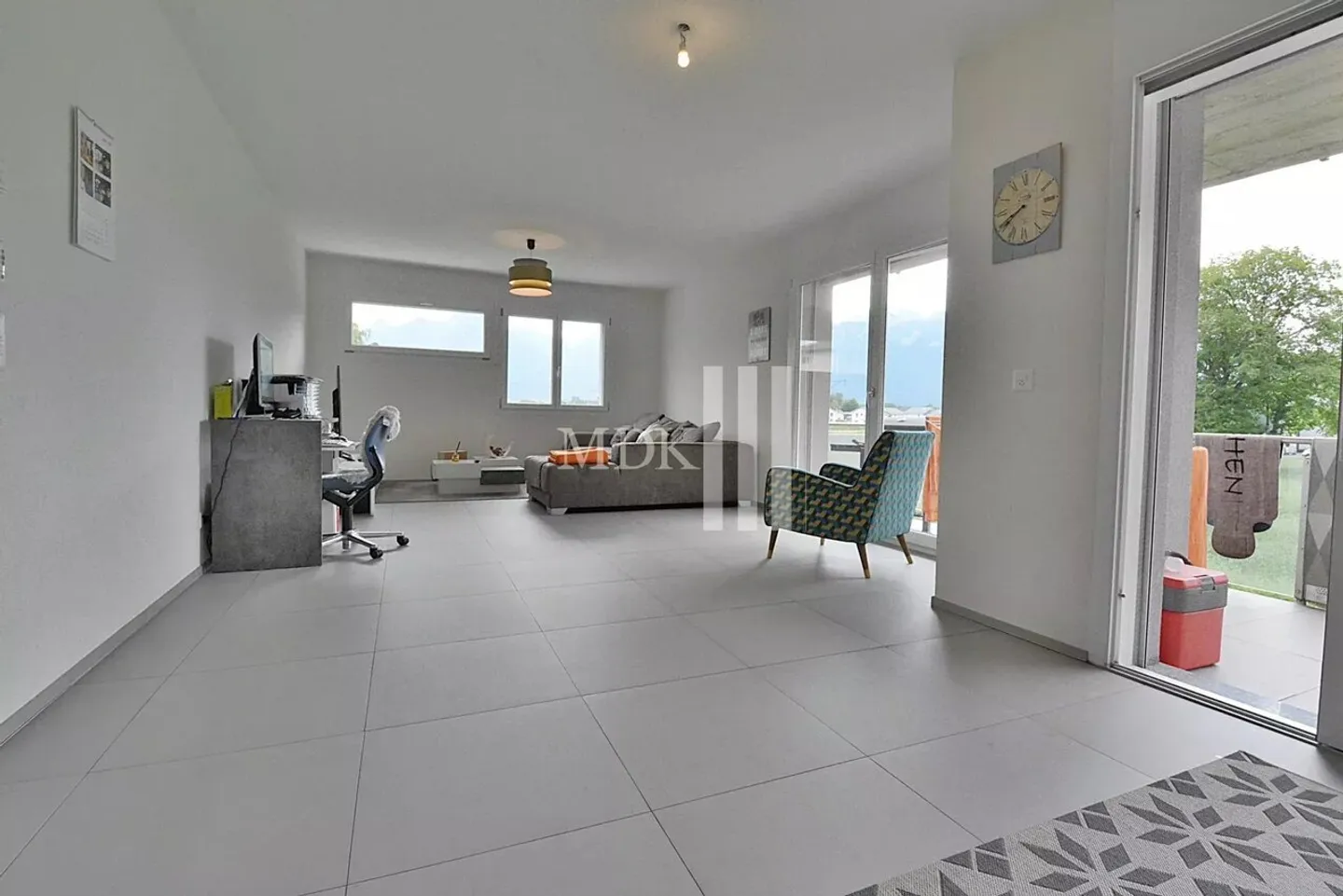 Magnifico e spazioso appartamento di 4,5 locali in affitto a Bouveret - Foto 2 di 9