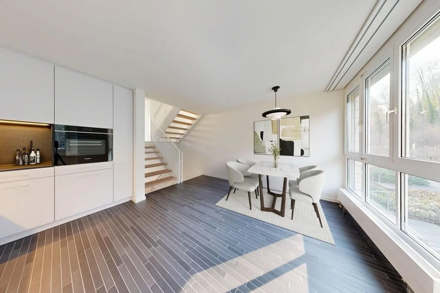 Renovated 4.5-room terraced single-family house - Photo 1 of 12