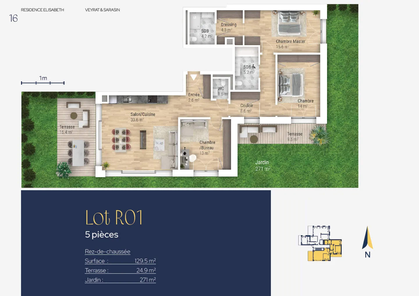 Zeitgemäße Gartenwohnung - Foto 7 von 7
