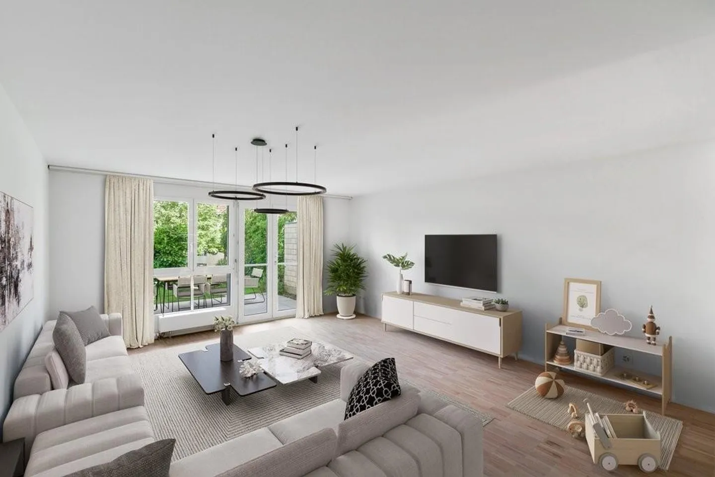 Renovated 4.5-room terraced single-family house - Photo 3 of 12