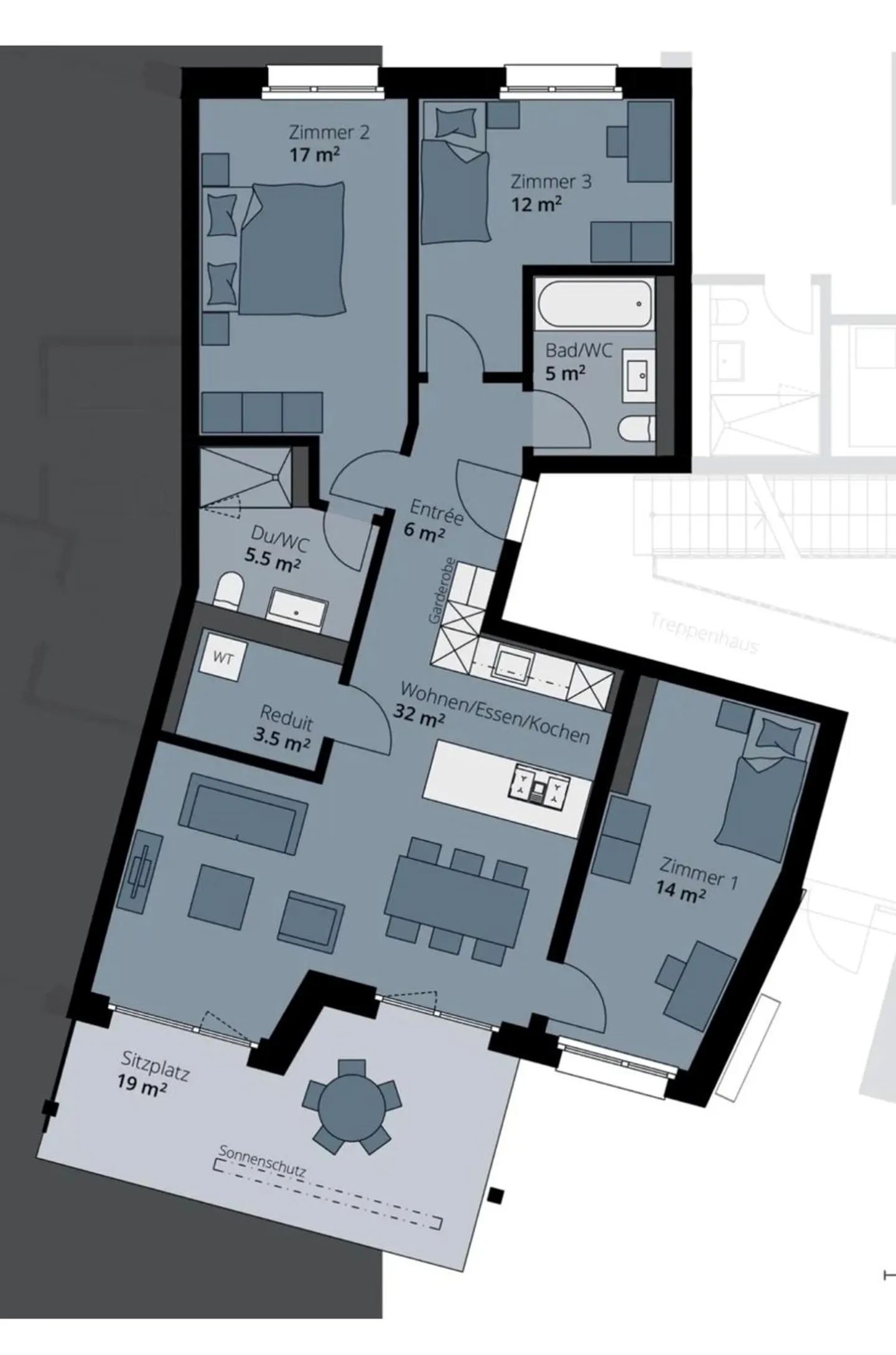 Appartement moderne de 4,5 pièces en rez-de-chaussée à Othmarsingen - Photo 11 sur 11