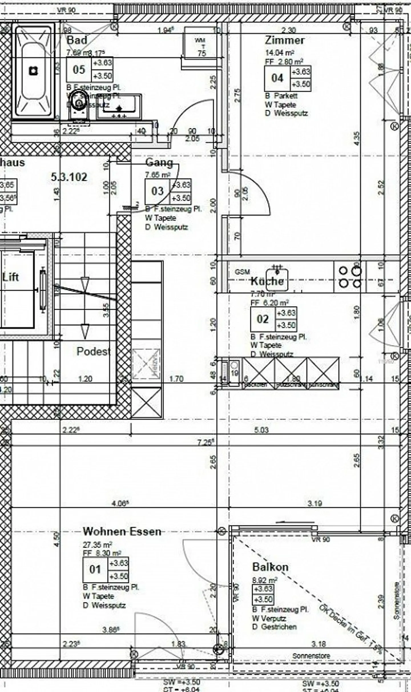 Moderno appartamento di 2,5 locali con balcone nello sviluppo Le Pont - Foto 9 di 9