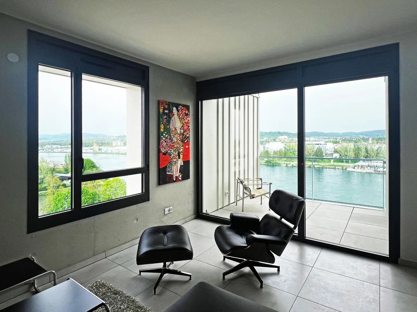 Appartement moderne 4 pièces au coin des trois frontières avec vue sur le Rhin - Idéal pour les expatriés - Photo 2 sur 13