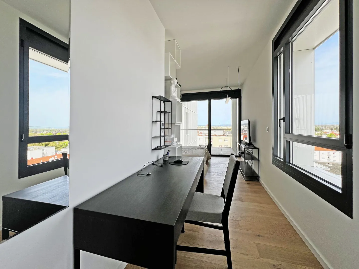 Appartement moderne 4 pièces au coin des trois frontières avec vue sur le Rhin - Idéal pour les expatriés - Photo 4 sur 13