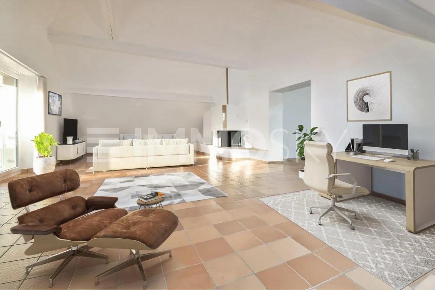 Chamblon: Charmantes 5.5-Zimmer-Dachwohnung mit atemberaubendem Blick! - Foto 2 von 5