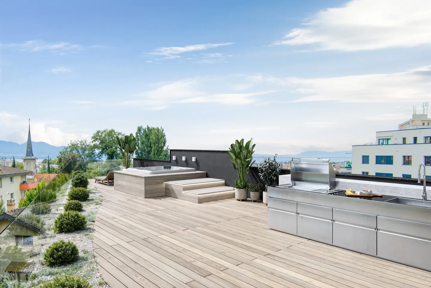 Duplex Contemporain avec Vue sur le Lac - Photo 1 sur 5