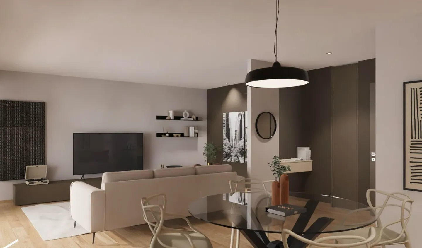 BELLINZONA - NUOVO APPARTAMENTO DI 3.5 LOCALI CON AMPIA TERRAZZA IN VENDITA - Foto 1 di 7