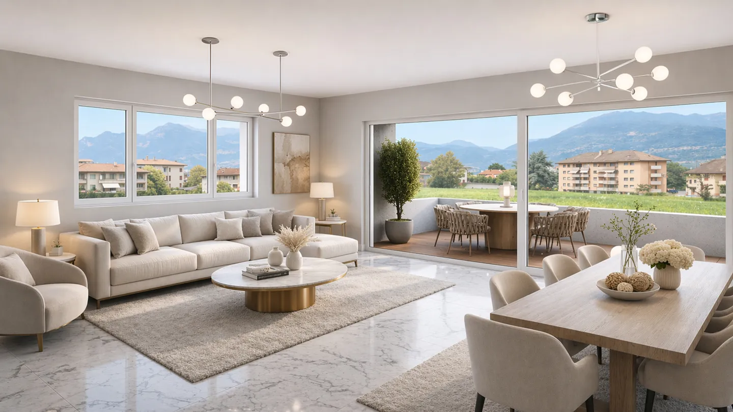 MAGNIFICO APPARTAMENTO 3.5 STANZE A MONTHEY - Foto 1 di 6