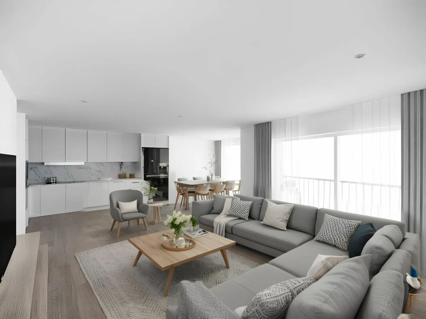 Bel appartement de 2,5 pièces au centre de Monthey - Photo 1 sur 12