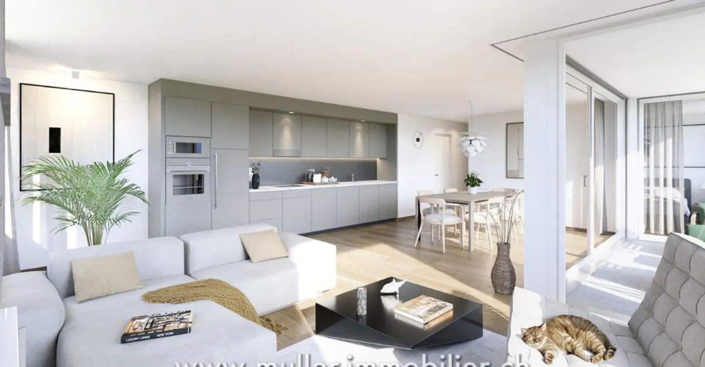 Wunderschöne 3,5-Zimmer-Wohnung mit Balkon auf dem Land - Foto 1 von 13
