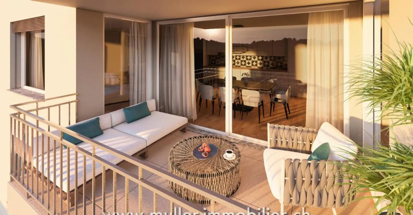 Wunderschöne 3,5-Zimmer-Wohnung mit Balkon auf dem Land - Foto 4 von 13