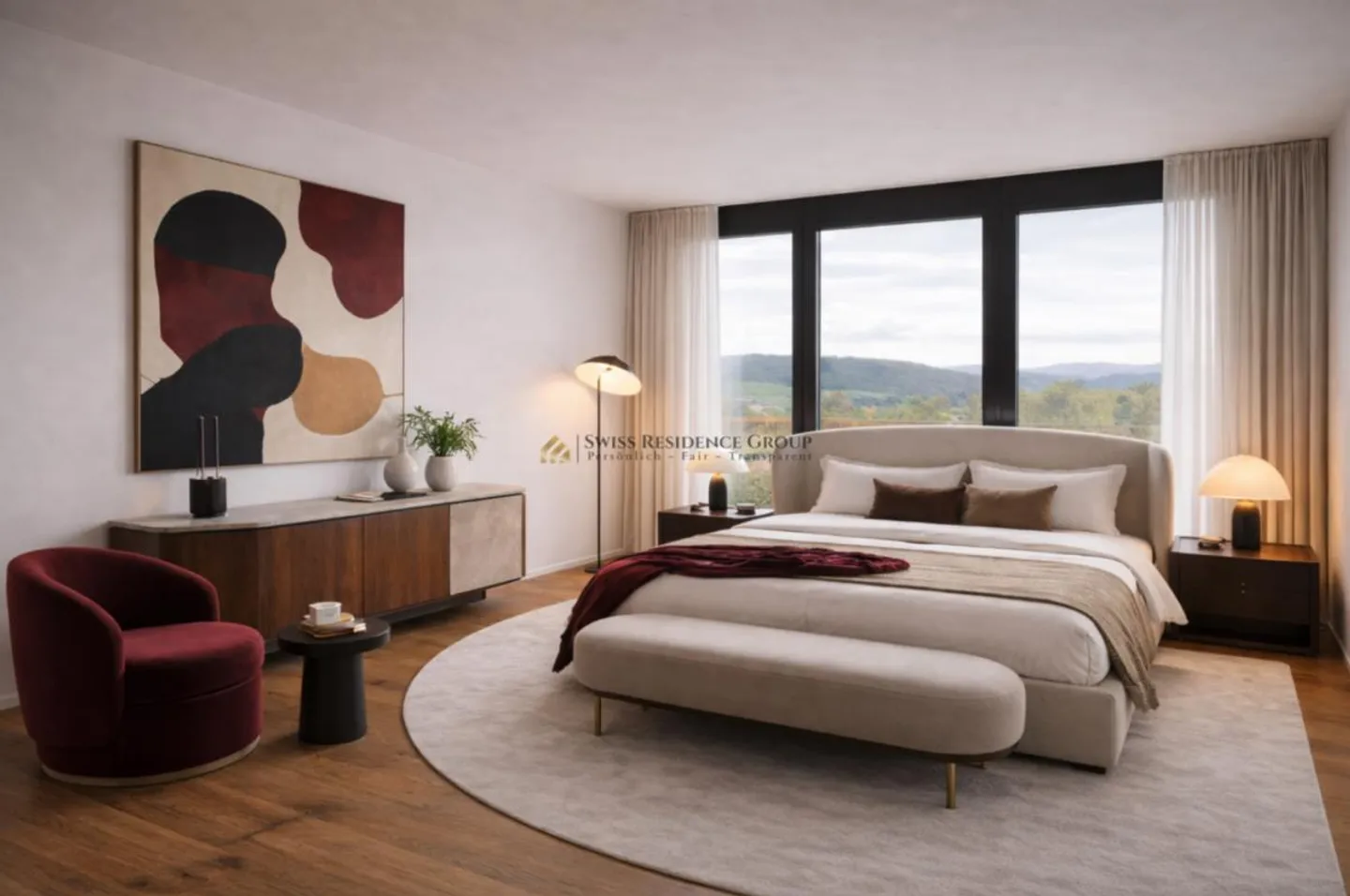 Exclusive 5.5-room apartment on the 33rd floor of the West Towers Three Point - Photo 7 of 14