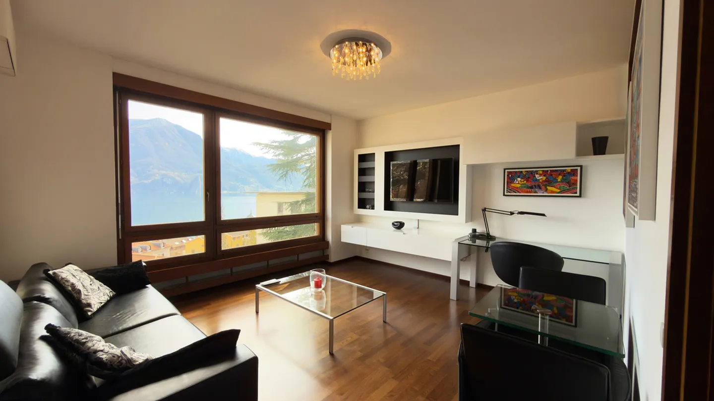 Ein Pied-à-Terre im Zentrum von Lugano mit dominanter Aussicht - Foto 7 von 15