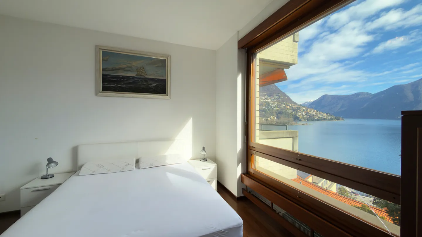 Ein Pied-à-Terre im Zentrum von Lugano mit dominanter Aussicht - Foto 14 von 15