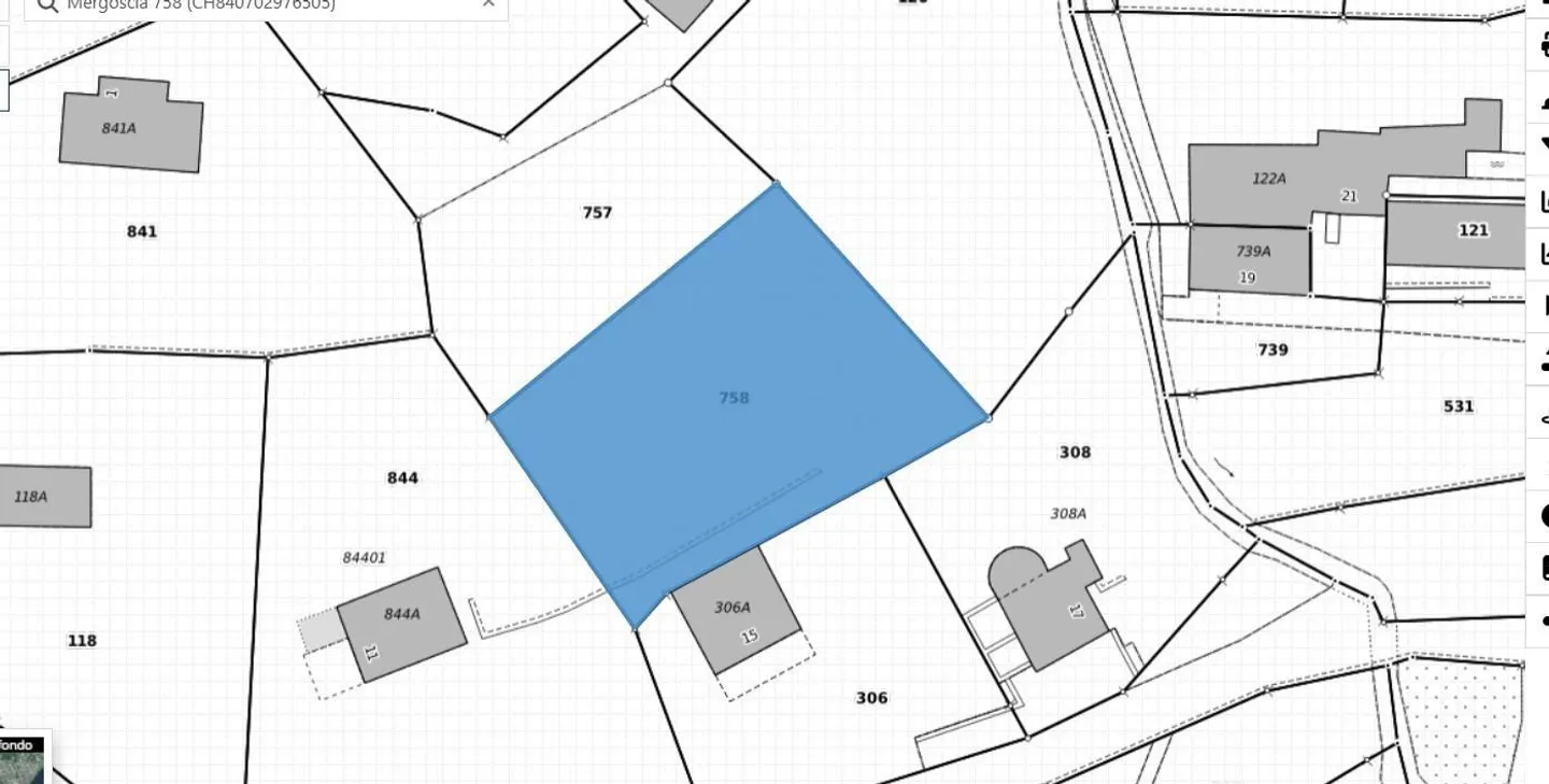 Baugrundstück von 556 m2 in sehr sonniger und ruhiger R2-Zone... - Foto 13 von 15