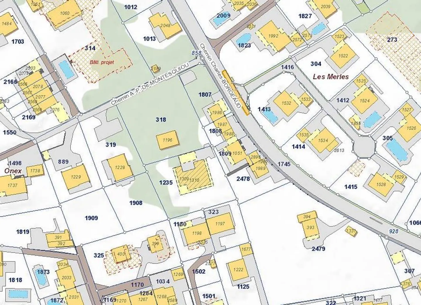 Exclusive building land in a prime location in Onex - Photo 3 of 5