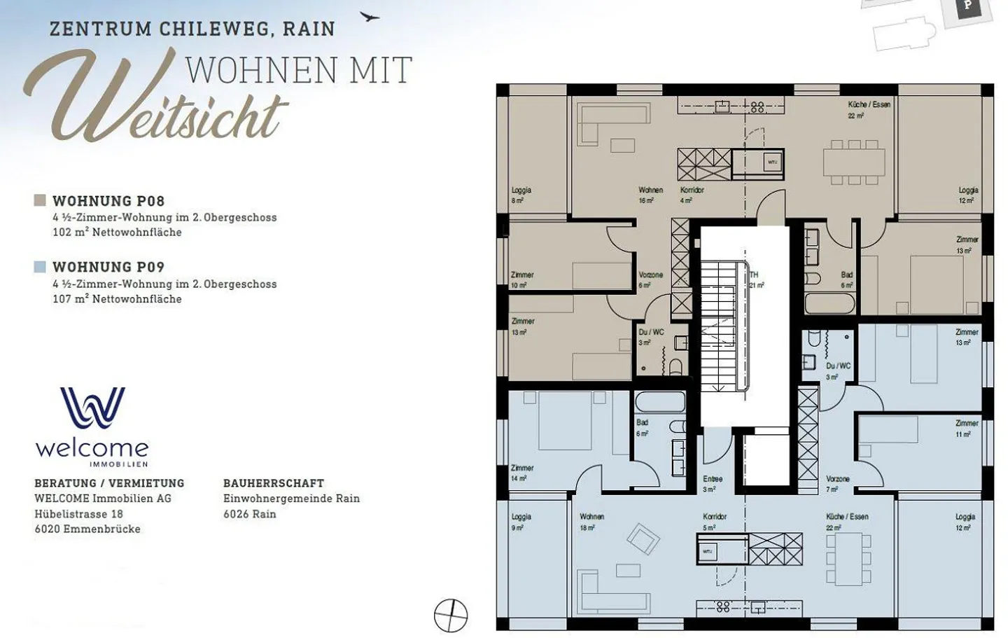 Komfortable 4.5-Zimmerwohnung - Foto 11 von 11