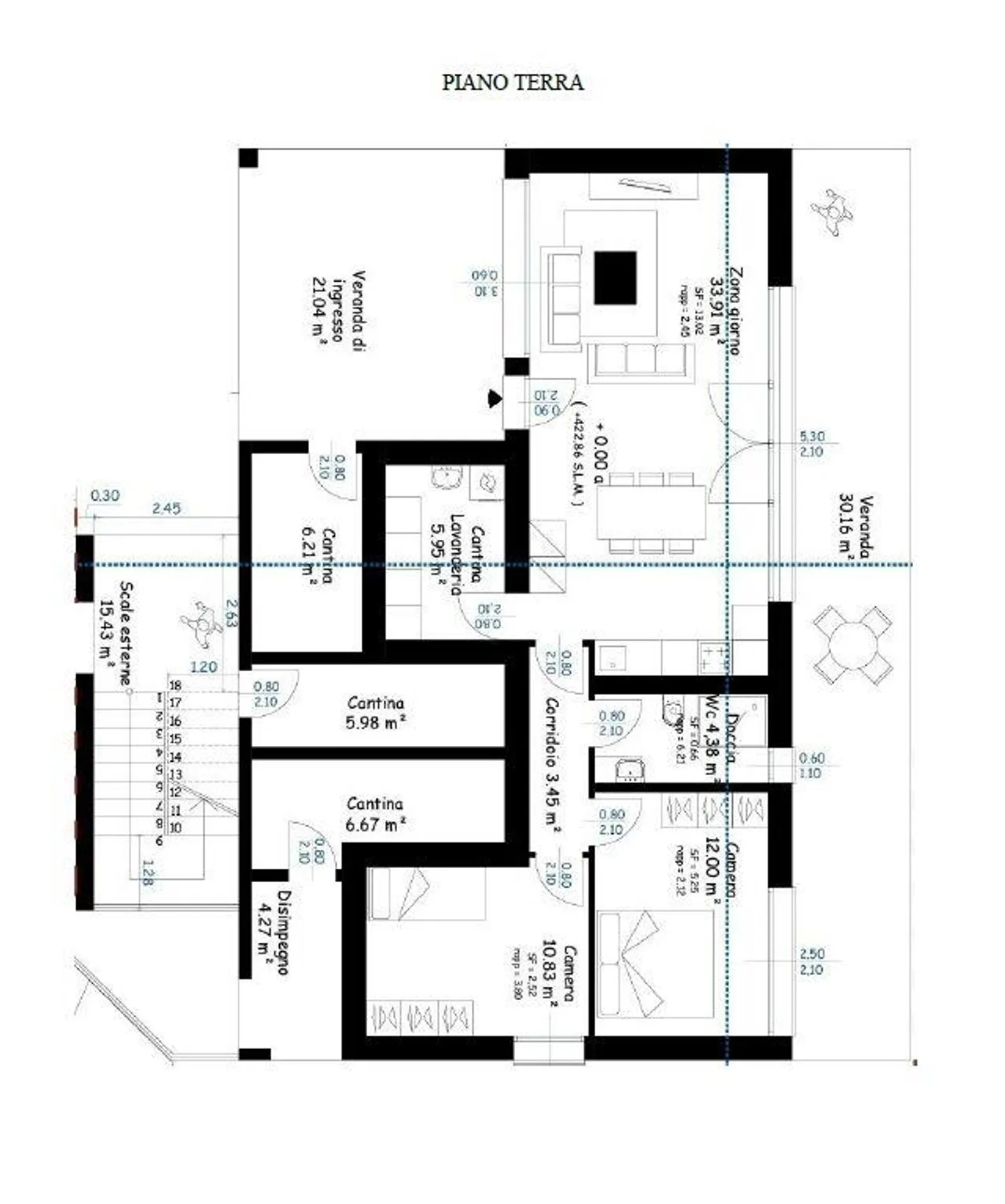 APPARTAMENTO MODERNO DI 3,5 STANZE CON CA. 45 m² DI GIARDINO PRIVATO – LOSTALLO (SORTE) - Foto 8 di 8