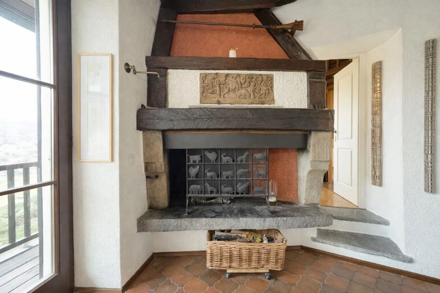 Breganzona : maison de village tessino authentique de l'époque avec vue sur les vallées - Photo 3 sur 12
