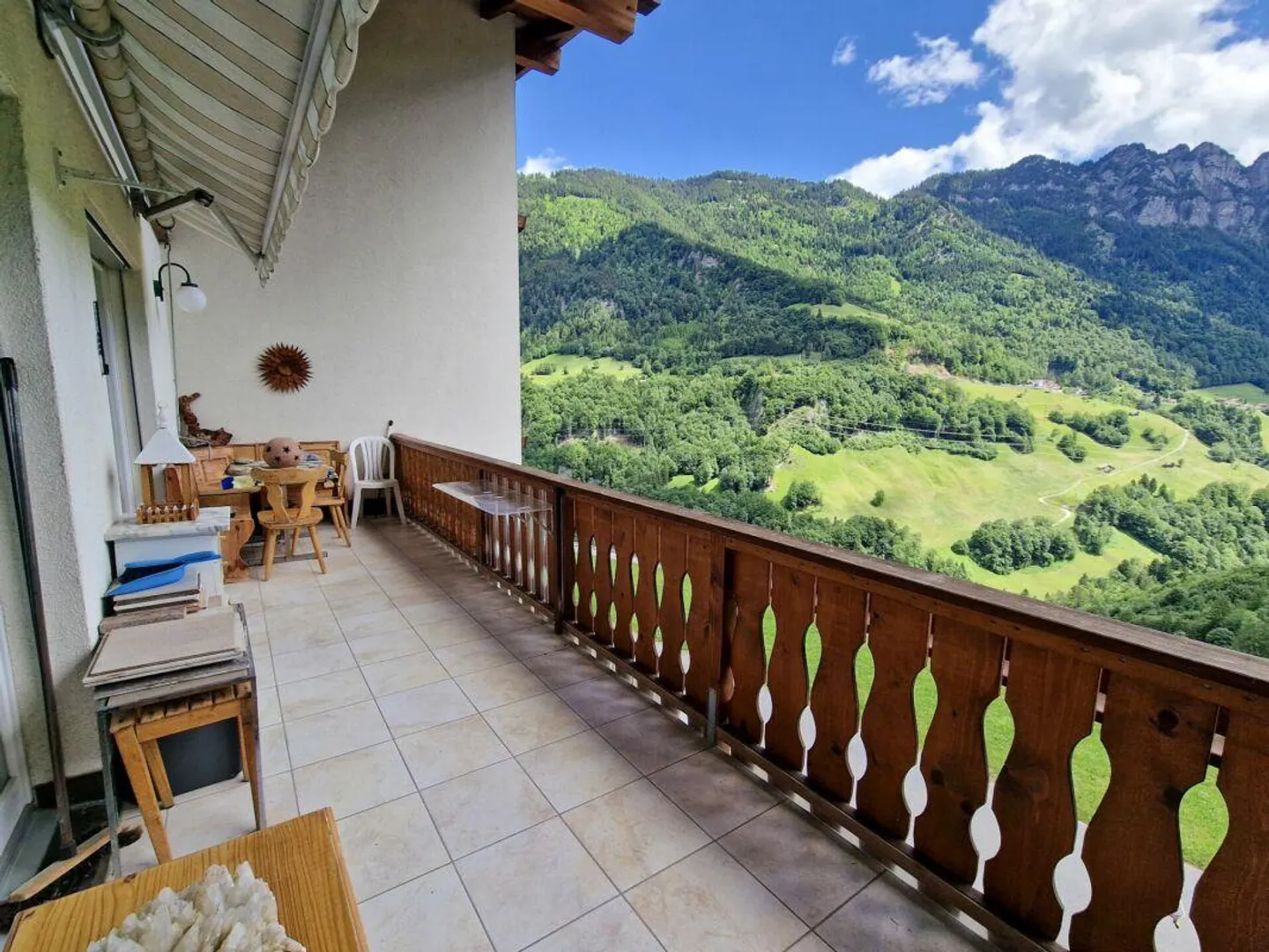 Appartamento 4½ locali con vista mozzafiato sul Taminatal - Foto 12 di 17