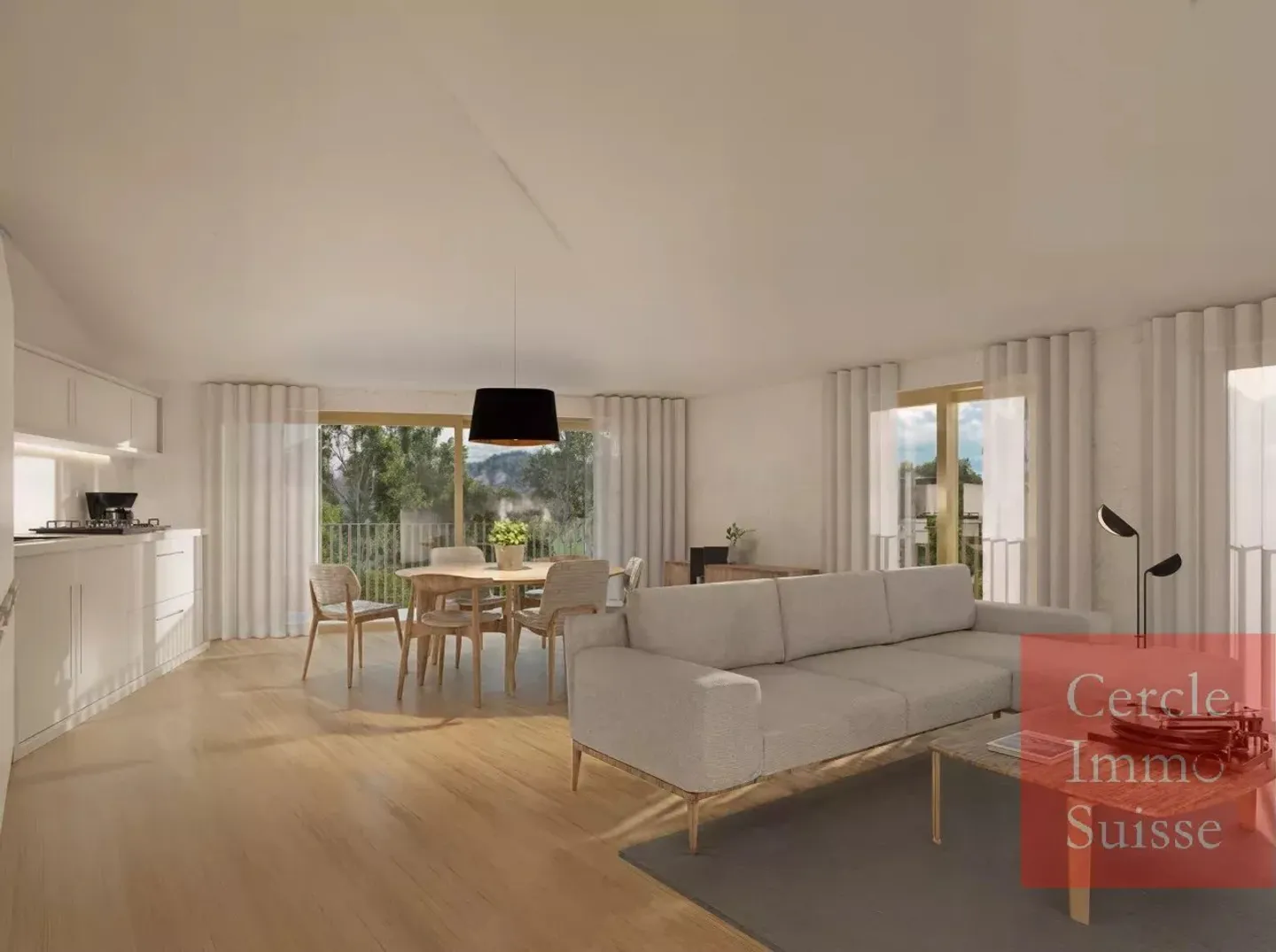 Résidence SOLENA - Neue 2.5-Zimmer-Wohnung im 2. Stock - Lot E - Foto 1 von 9