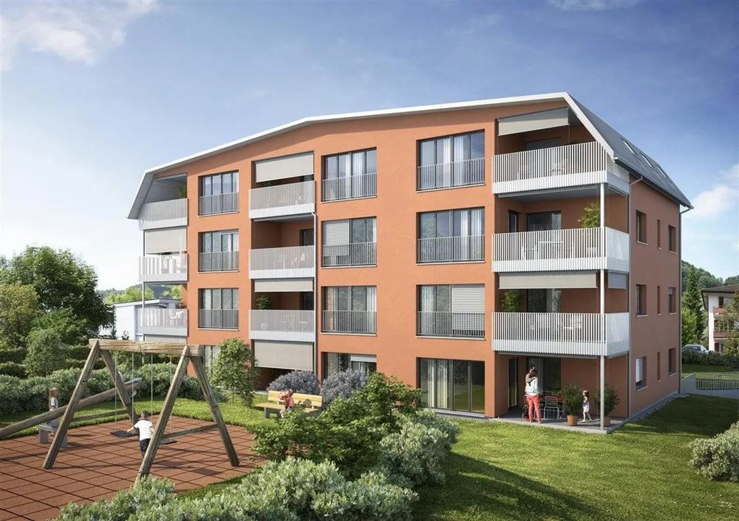 Your new home: Large terrace with green view! - Photo 1 of 6