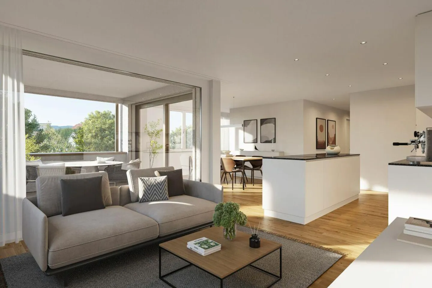 Modernes Apartment in Langnau - Foto 1 von 4